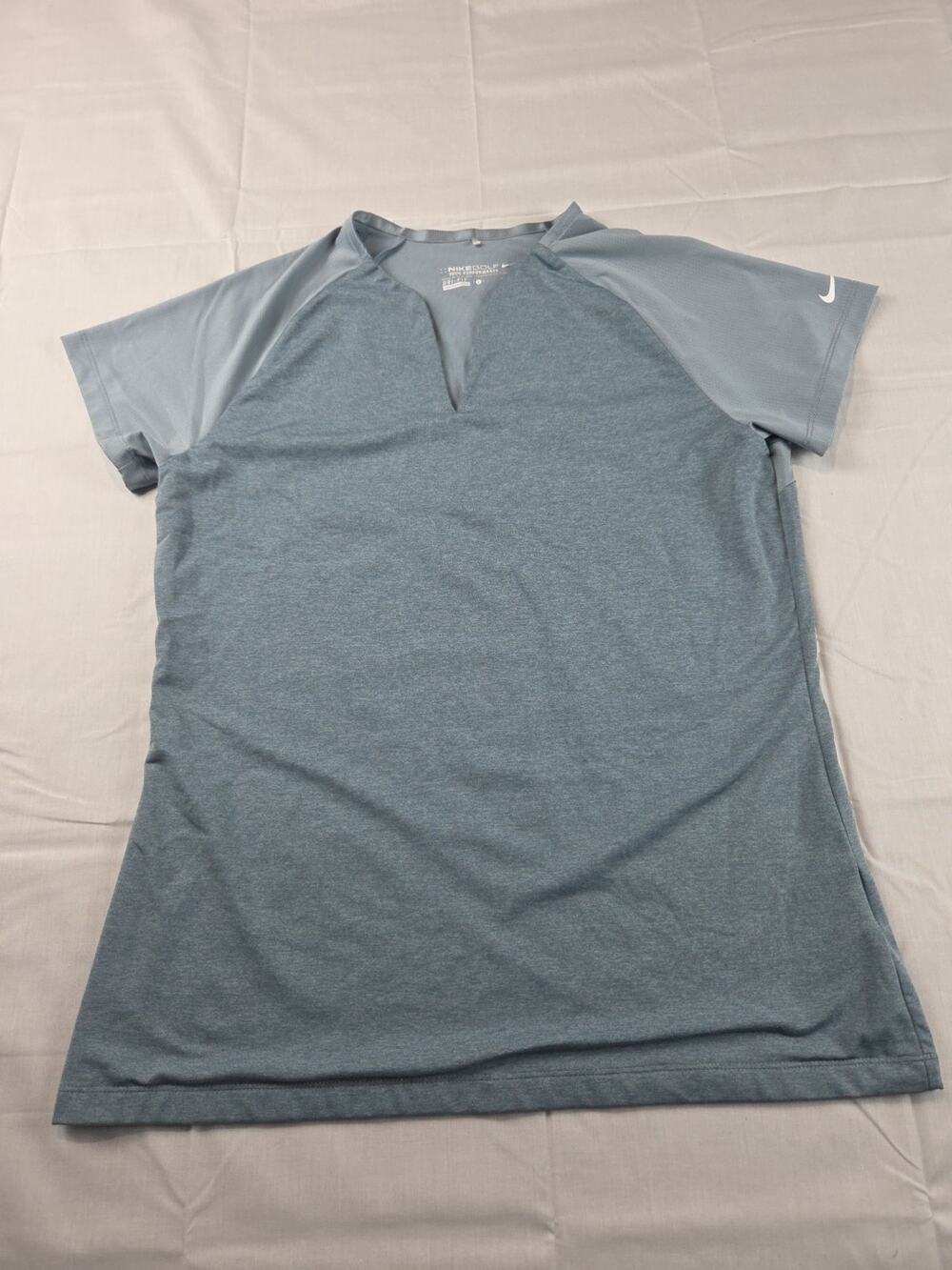 Nike golf tour performance ladies Women's Blue Gray size Large Dri-Fit